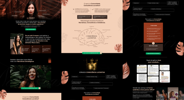 Crio Landing pages que vendem por você.