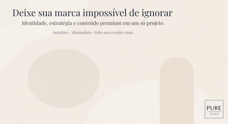 Transformação Digital Premium: Branding + Conteúdo + Estratégia Clean